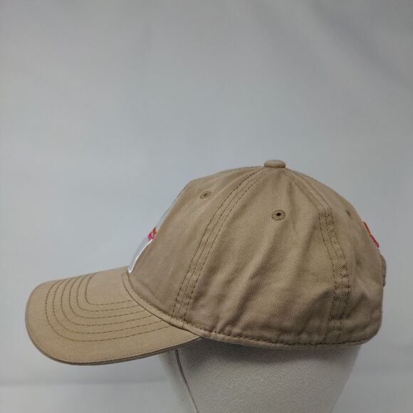 Dunkin' Donuts Slideback Hat Tan OSFA Adjustable Embroidered 6 Panel - Picture 3 of 7